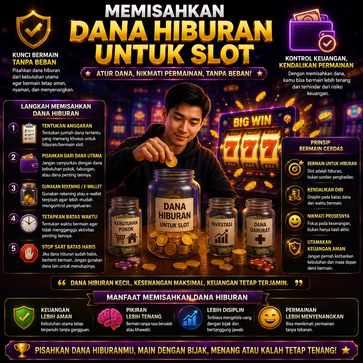 Memisahkan Dana Hiburan